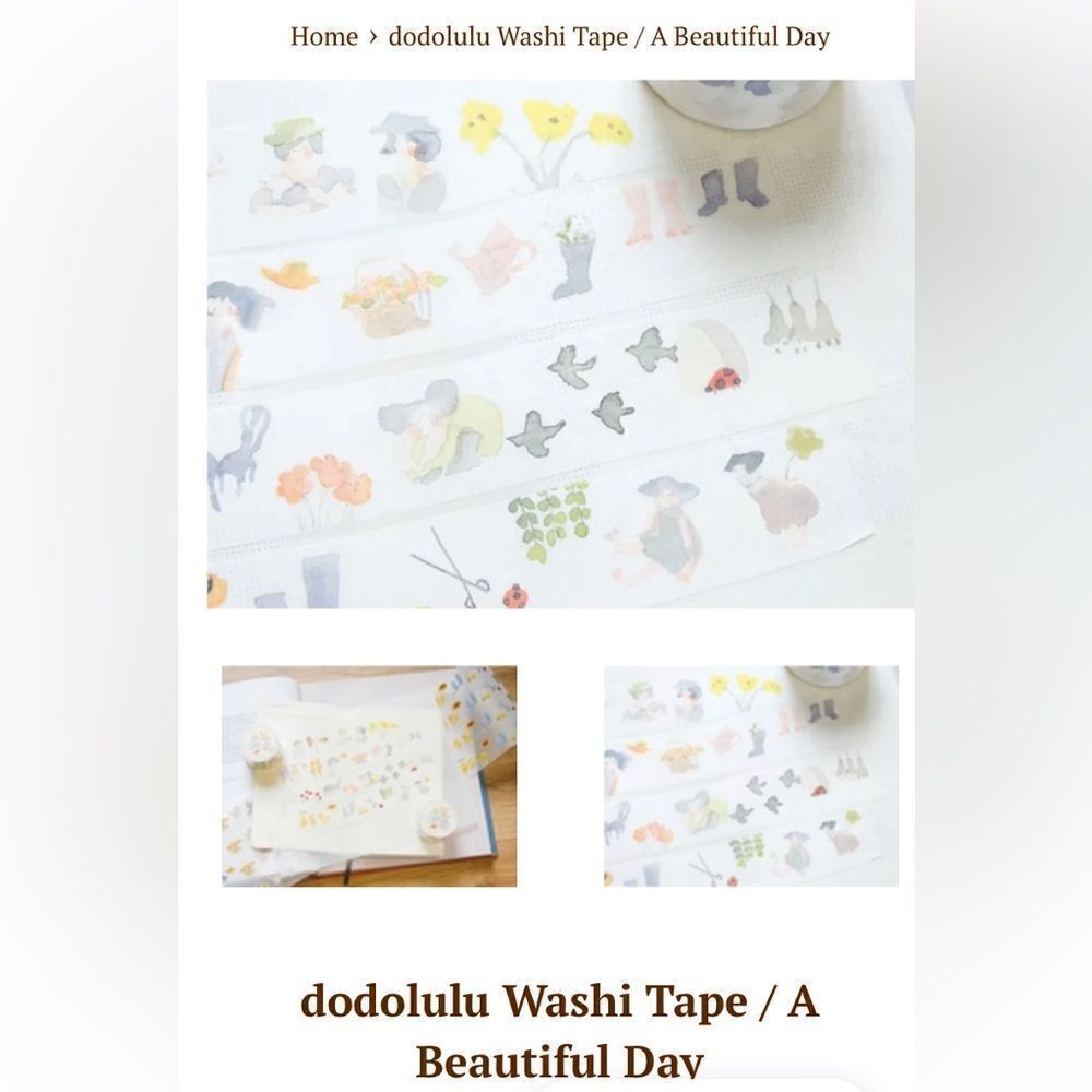 Washi tape 1 loop